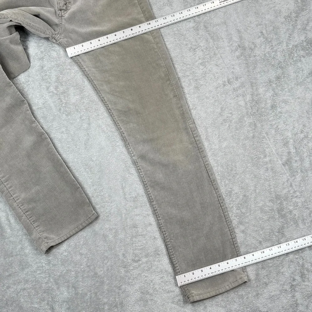 Vintage 80s Levi's 505 Corduroy Pants Mens‎ 31x34 Gray Regular Straight Leg USA